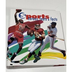 Lot Vintage 90s Sports Heros Feats & Facts Posters Jordan Shaq Gretzky Ruth More